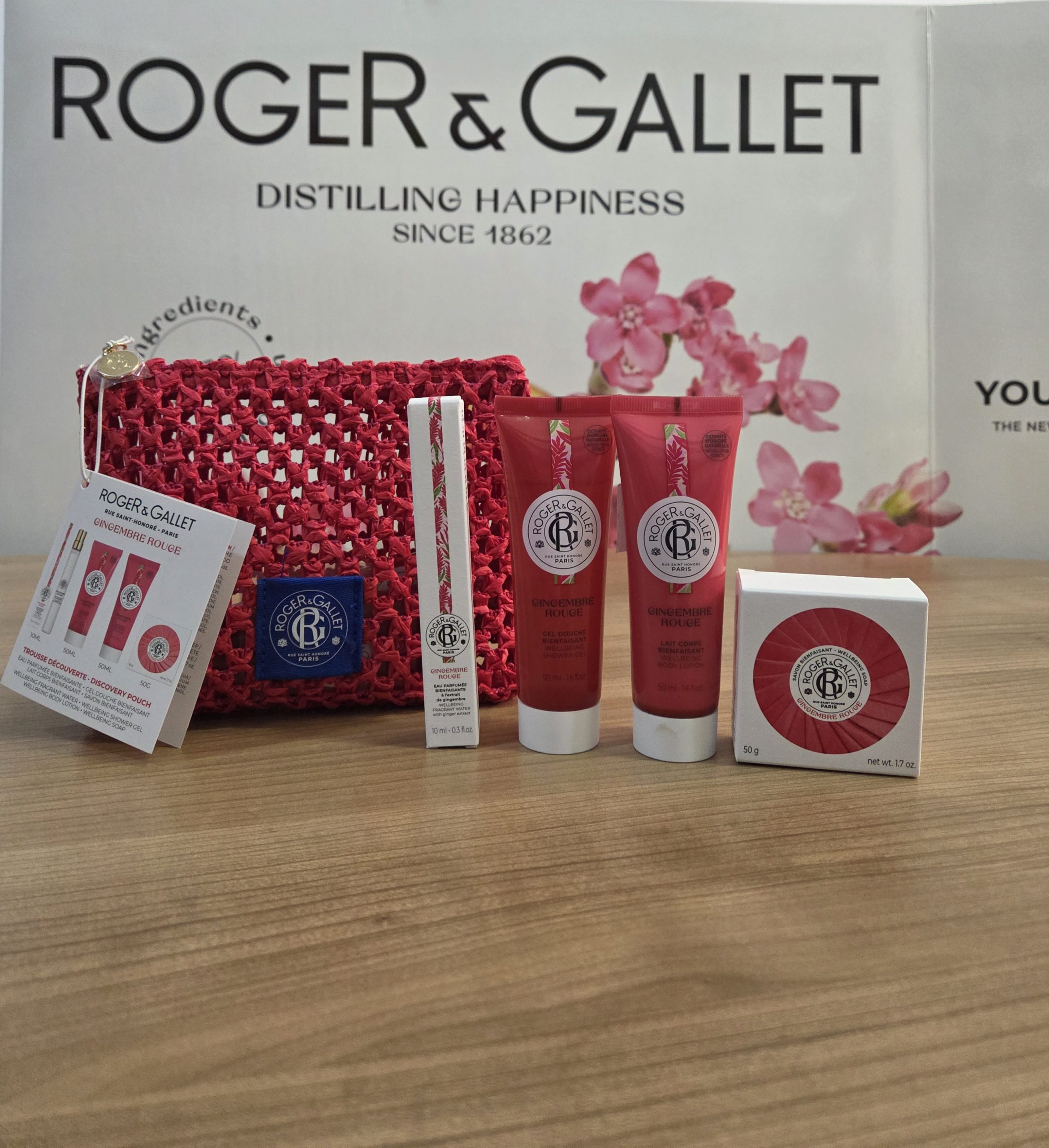 R&G SET GINGEMBRE 10 ML + SHOWER GEL 50ML + BODY LOTION 50ML + SOAP 50G