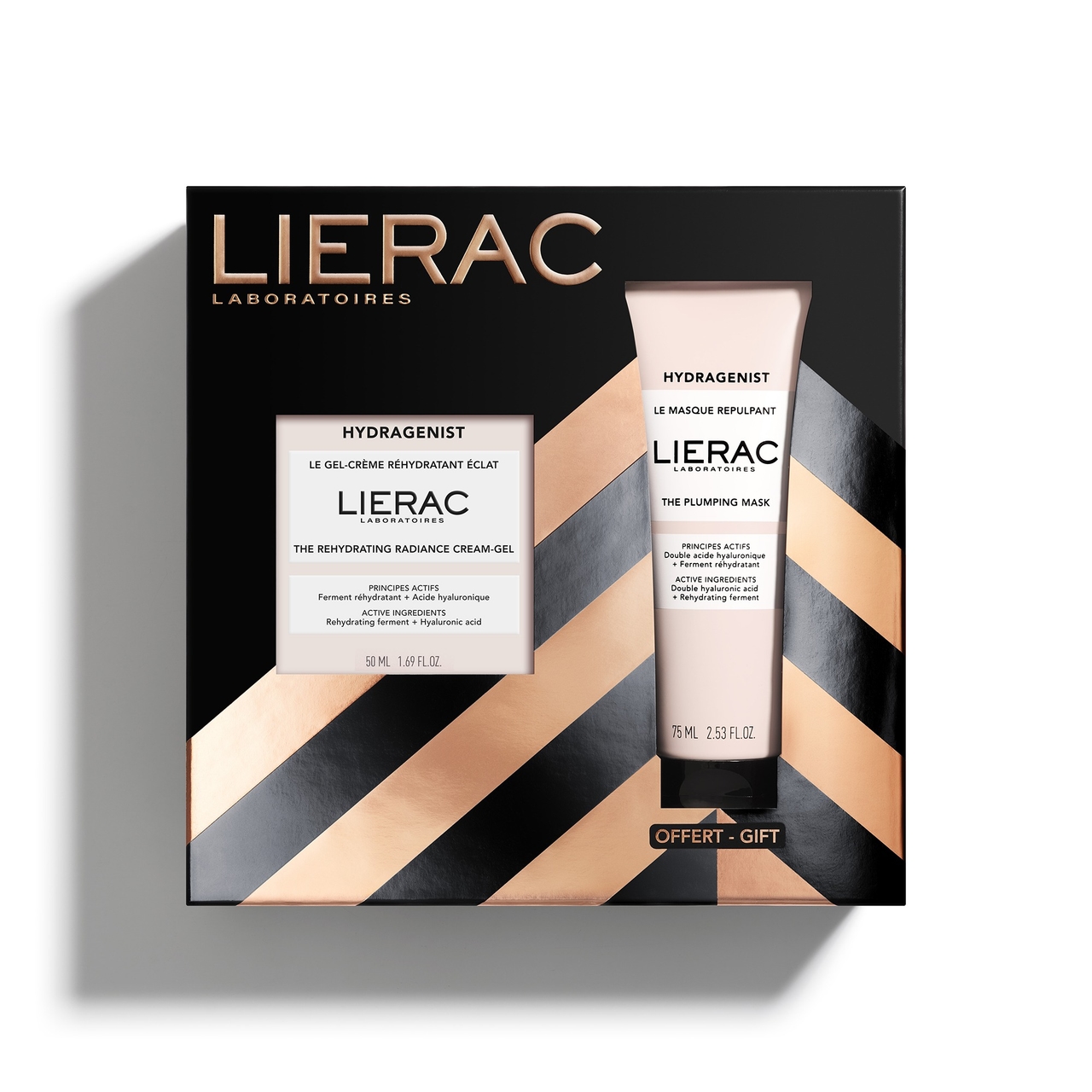 Lierac Hydragenist Christmas Set Radiance Hydration Gel-Cream - Image 3